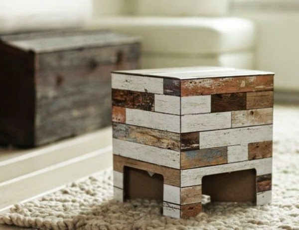 Stool Cardboard Original ideas!