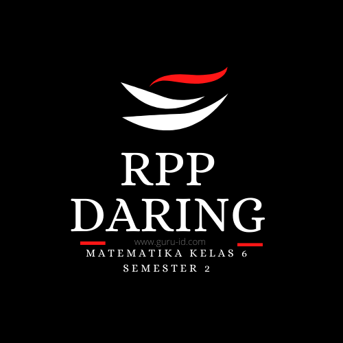 RPP Daring Matematika kelas 6 Semester 2 Tahun 2021 Modul Ajar