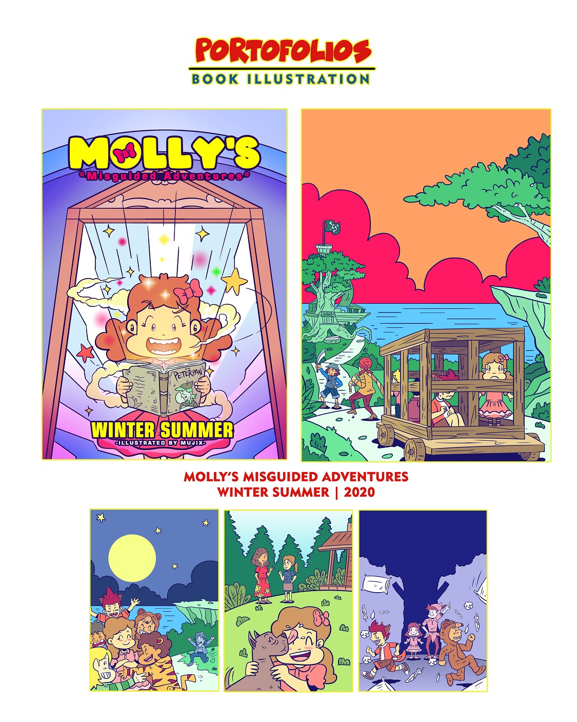 Mujix Children's Book Illustrations
