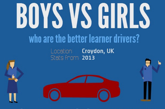 Boys Vs Girls Who Are The Better Learner Drivers Infographic Boys Vs Girls Who Are The Better Learner Drivers Infographic
