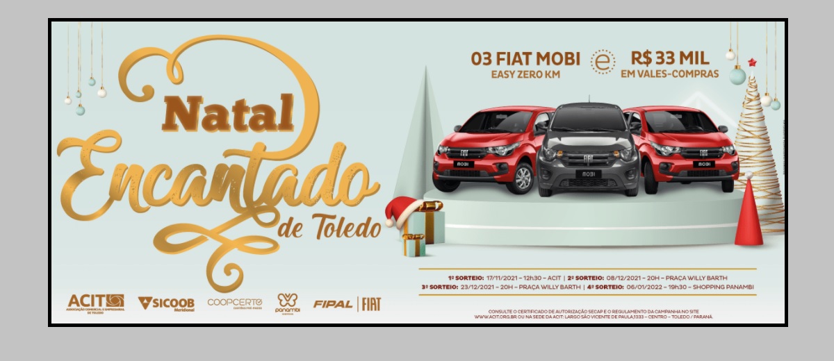 Promoção Natal 2021 ACIT Toledo