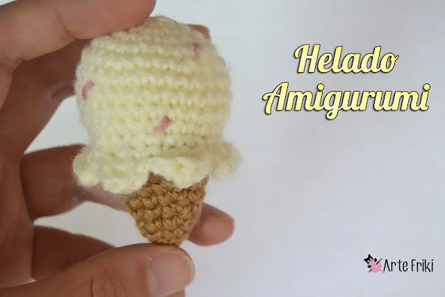 Curioso Helado Amigurumi a Crochet