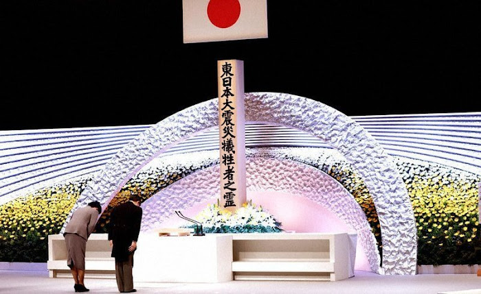 Emperor Naruhito and Empress Masako attended the national memorial service