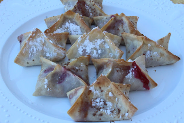 Cranberry and Brie Wontons