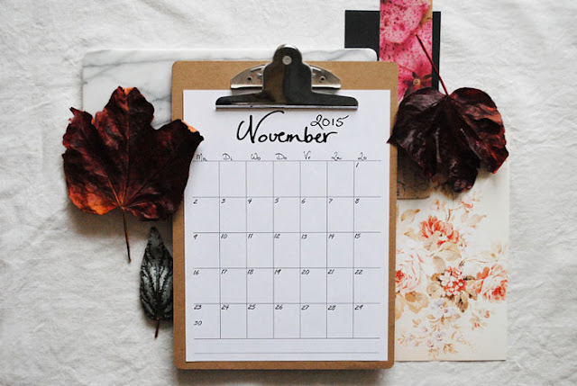 Wonderlijk Dutch Design on a Budget: Gratis printen: kalender van November! FM-16