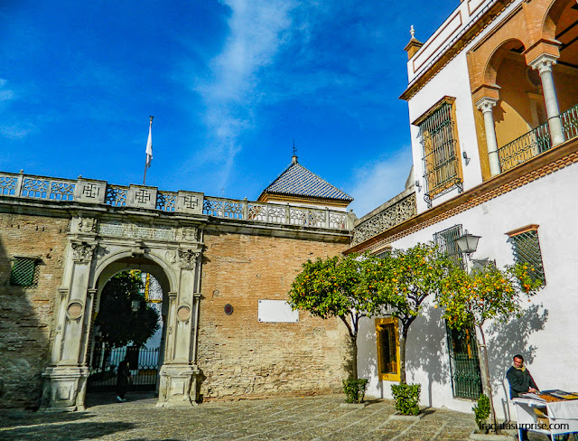 Entrada principal da Casa de Pilatos, Sevilha