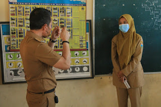 Cek PTM SD 2 Setrokalangan, Hartopo Ingatkan Kunci Gerbang Saat Belajar Dimulai 1 IMG 20210920 WA0001