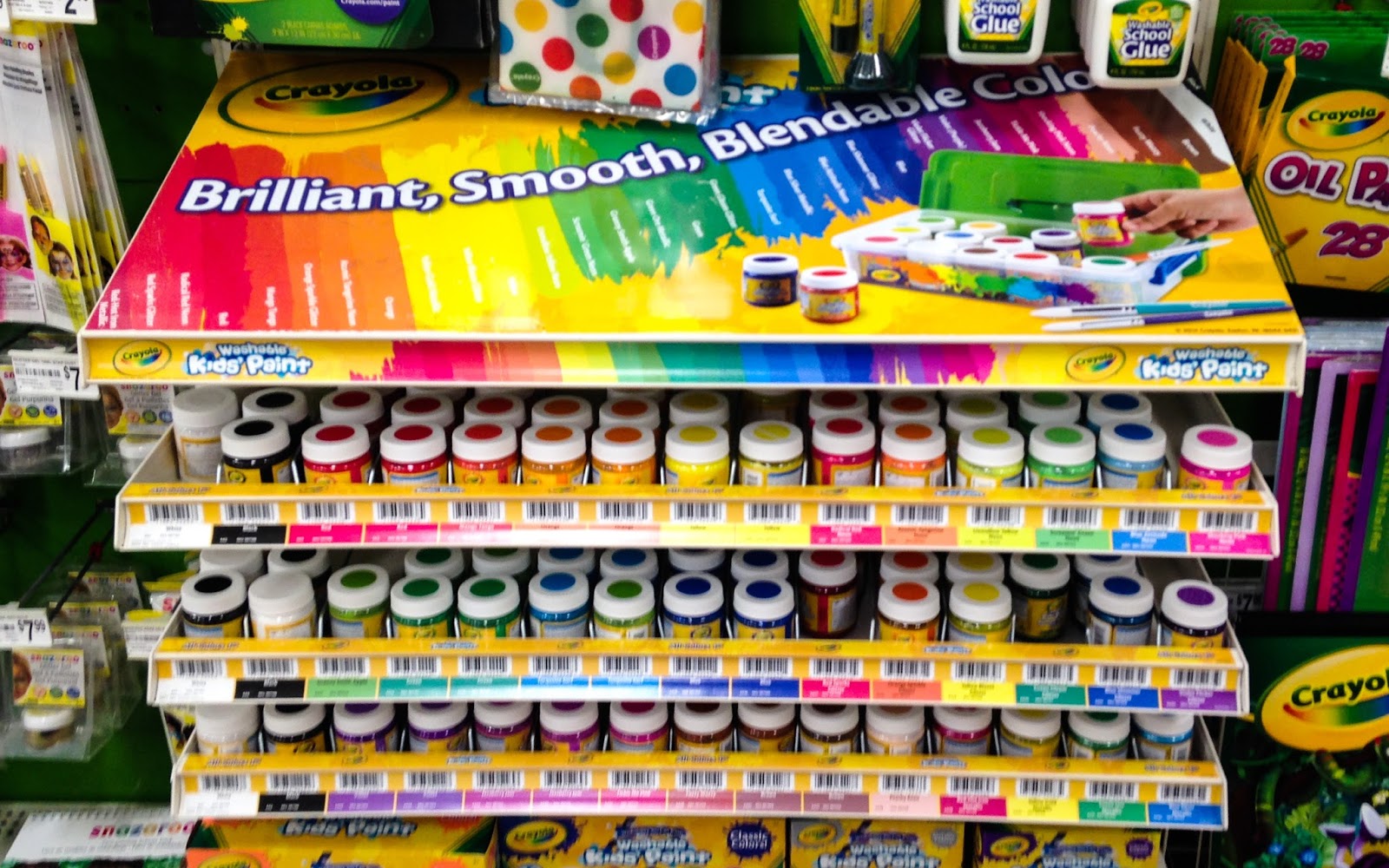 Crayola Washable Kids Paint: What's Inside the Box