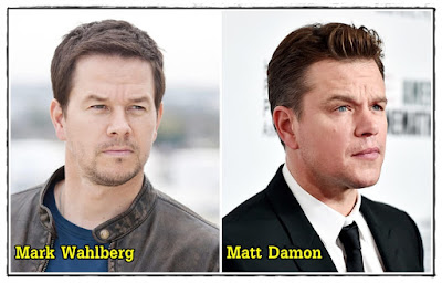 Celebridades Idênticas: Mark Wahlberg e Matt Damon