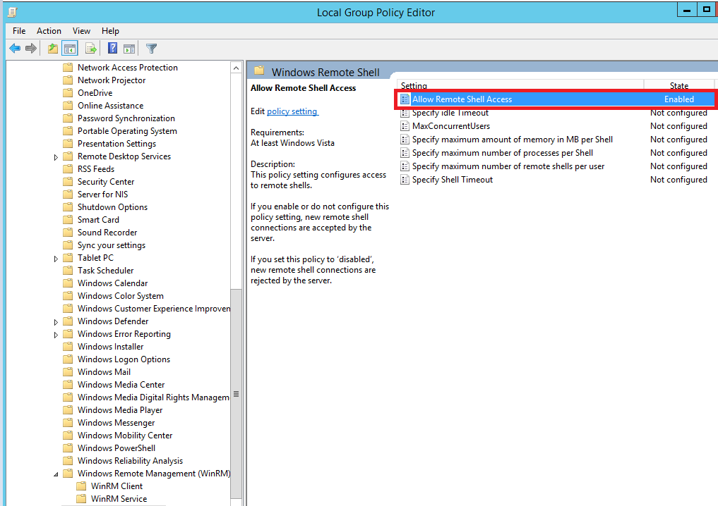 Hardening Windows 2016 with Powershell