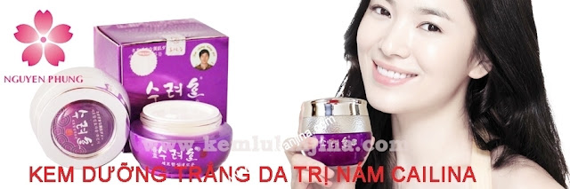 kem dưỡng trắng da cailina tím