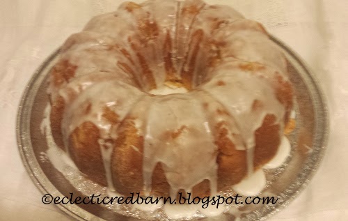 Eclectic Red Barn: Mango Pound Cake Frosted