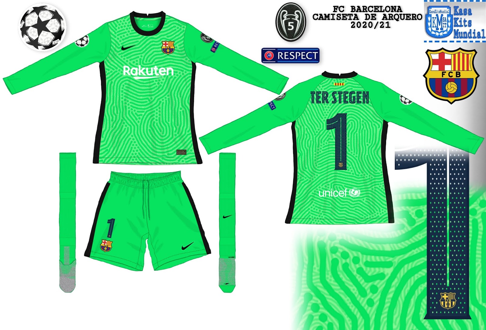 CasaKits Mundial: Nueva camiseta del FC BARCELONA 2020/21