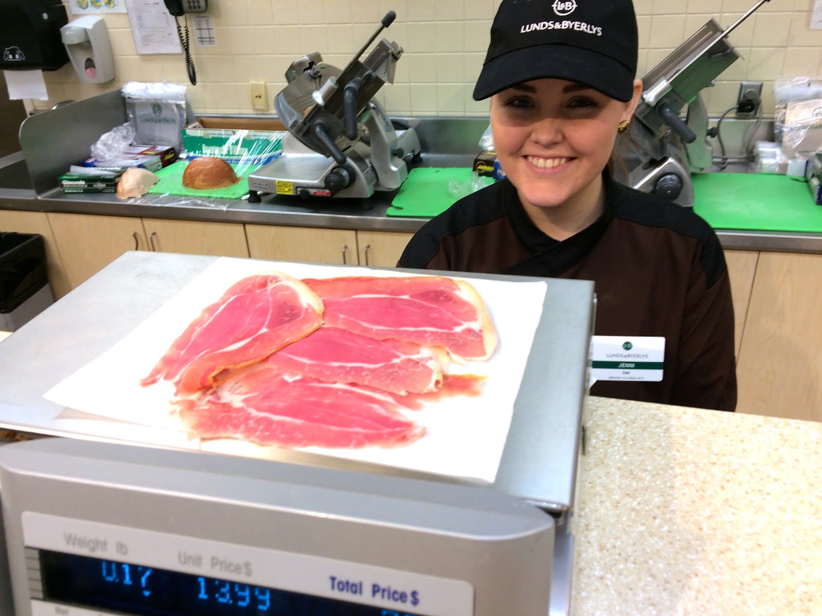 Prosciutto at Lund's + Byerly's.