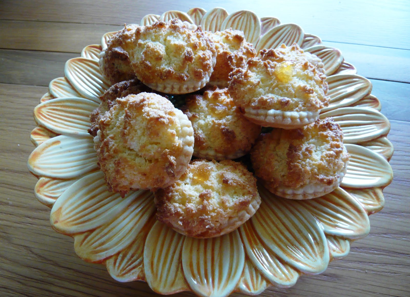 ginger and coconut tarts