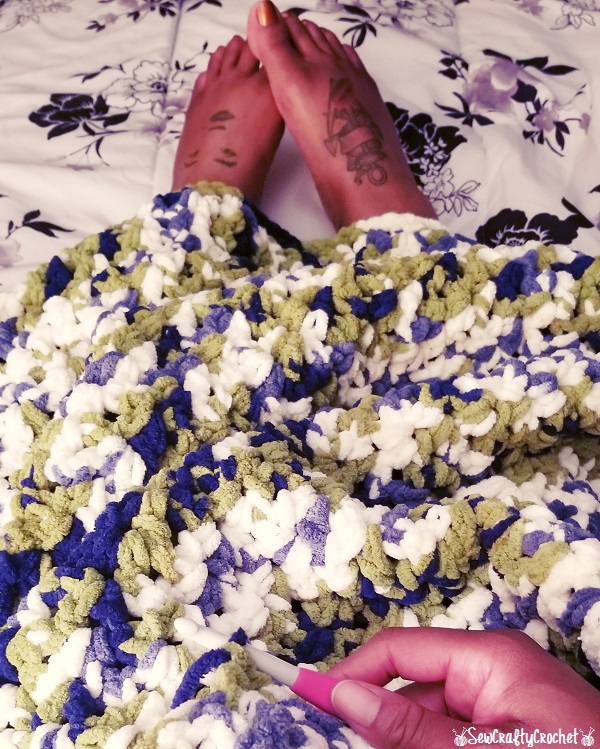 Easy Peasie Oceanside Blanket Sew Crafty Crochet