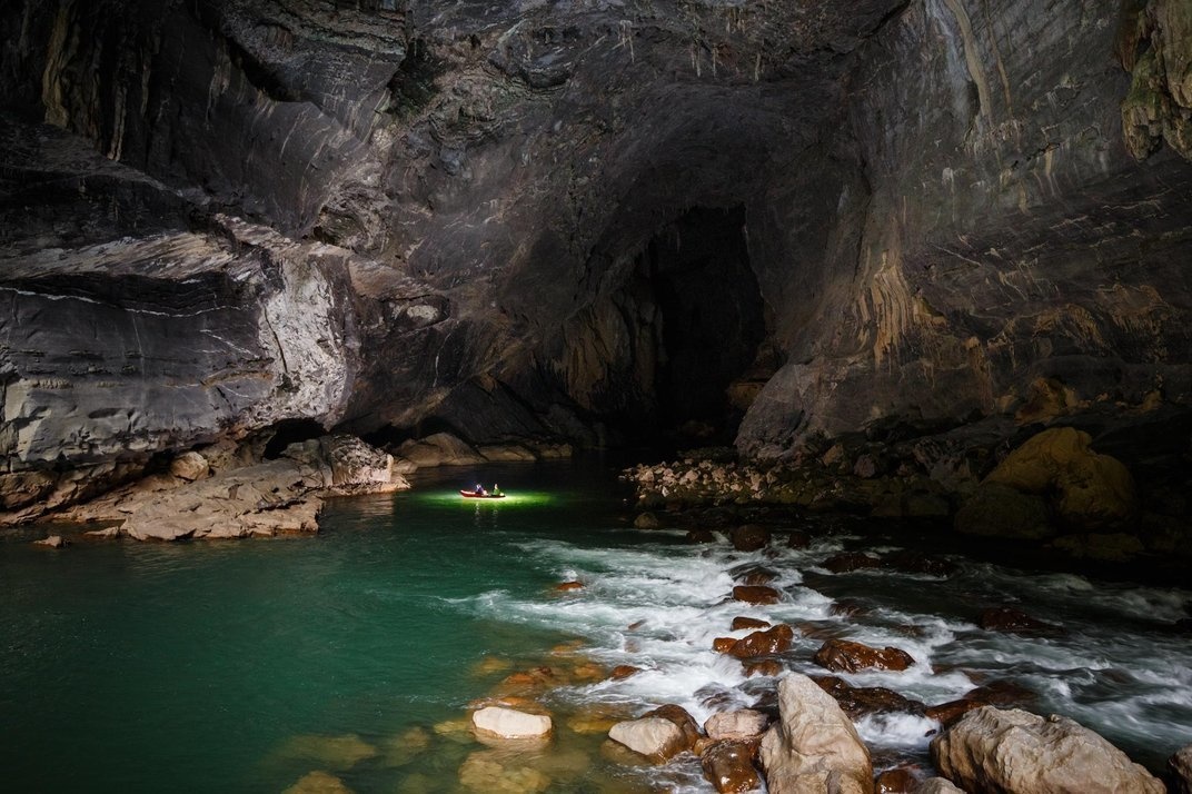 Deboodt brought various cameras and equipment to capture these images -- he even used a drone to get some of the footage. - He Kayaked Through The World’s Largest River Cave. This Is What He Saw… Deboodt brought various cameras and equipment to capture these images -- he even used a drone to get some of the footage. - He Kayaked Through The World’s Largest River Cave. This Is What He Saw…