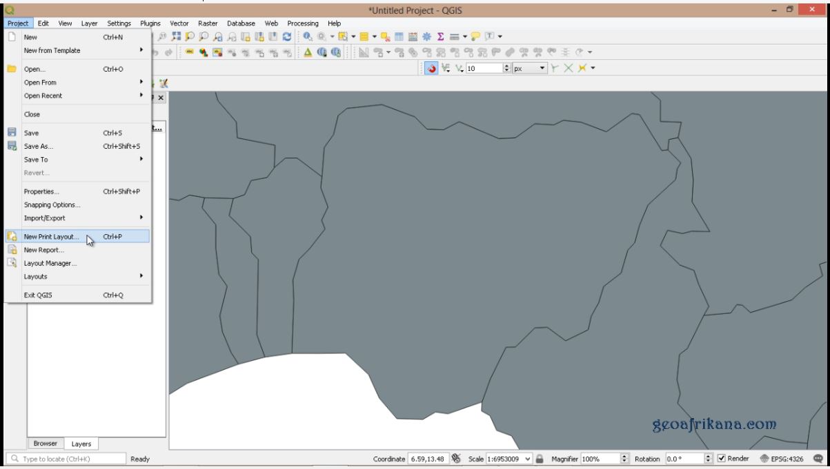 Qgis Add Grid To Map How To Add Grids And Grid Frame To Map In Qgis » Geoafrikana