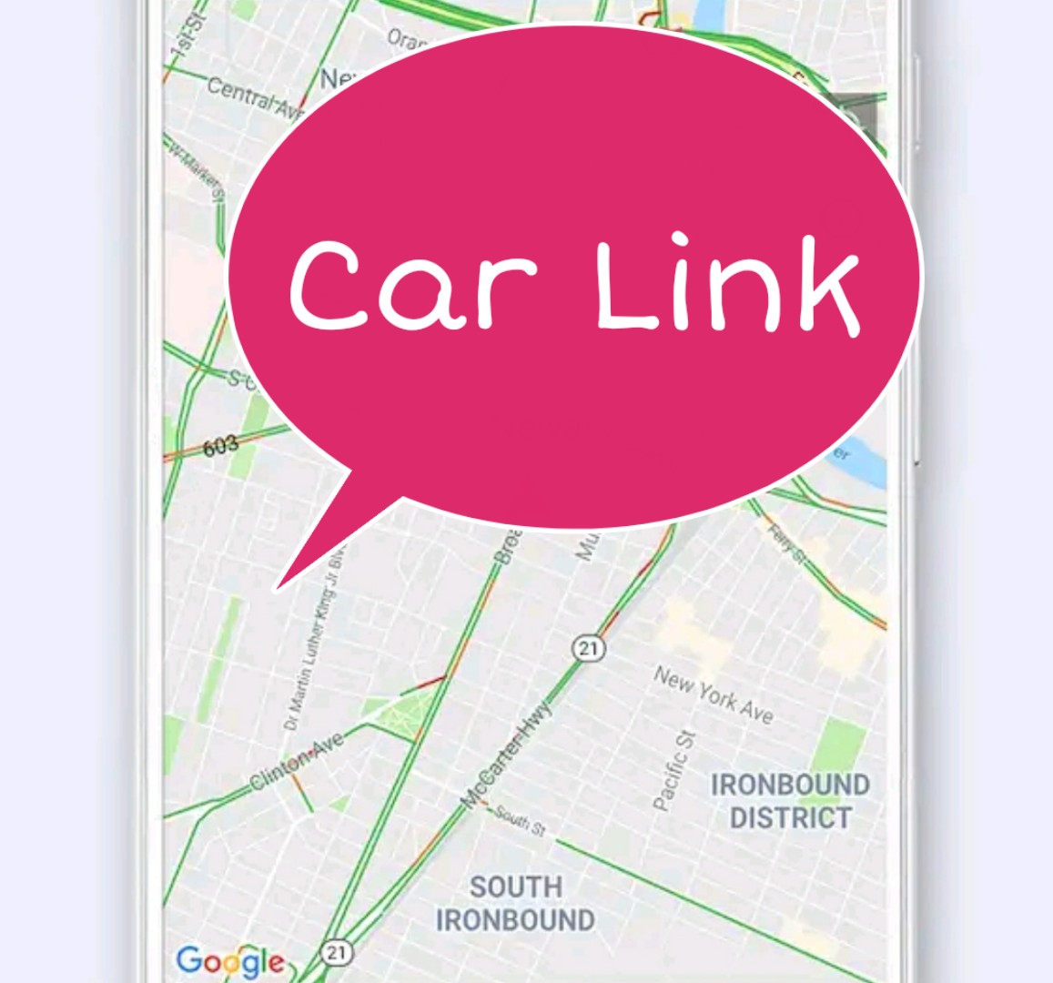 Découvrez l'application Car Link pour afficher des cartes de localisation maps et des vidéos sur