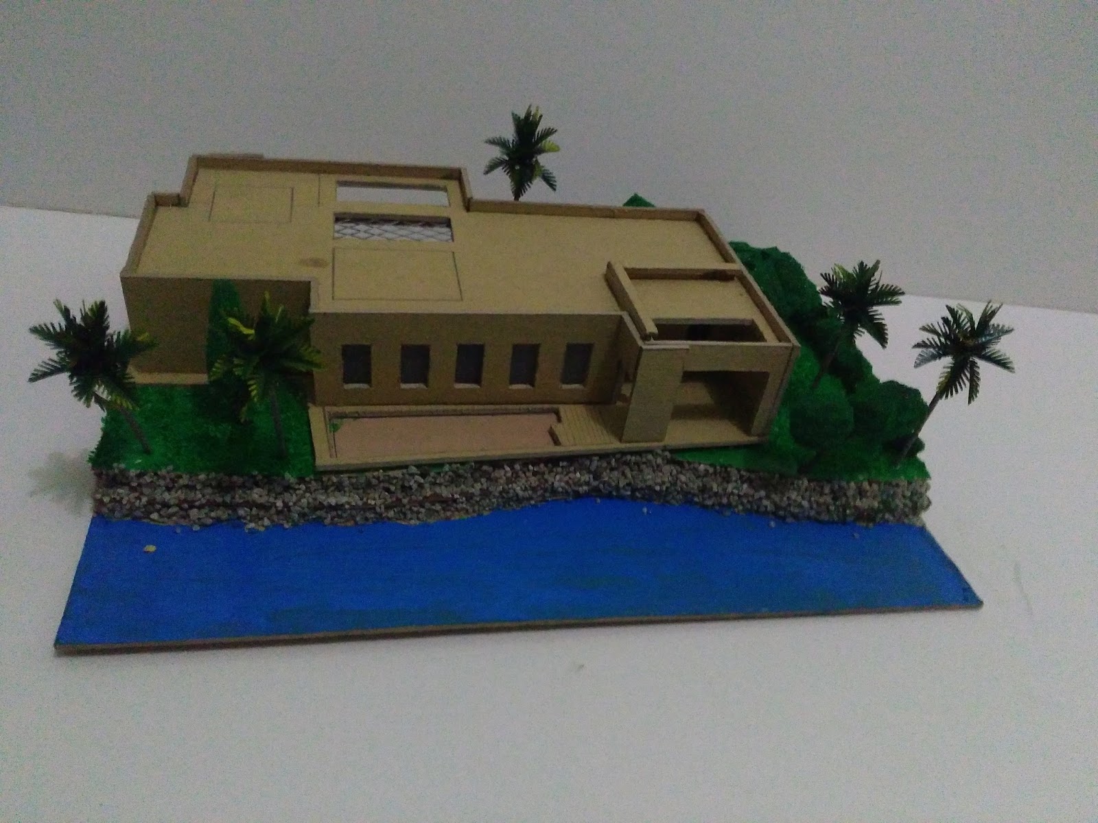 dunia desain : maket arsitektur sederhana