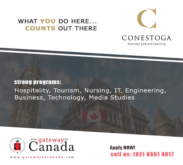 Gateway to Canada Conestoga College (CC) Kitchener, Ontario Canada