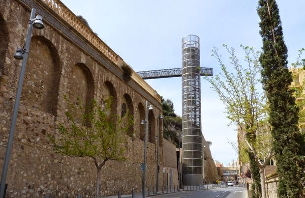 Torre-ascensor panorámico de Cartagena.