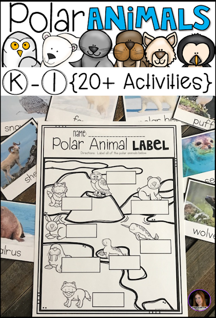 Are you looking for a factual unit to introduce polar animals in your kindergarten and first grade classroom?  Our polar animal unit is just what you need! 