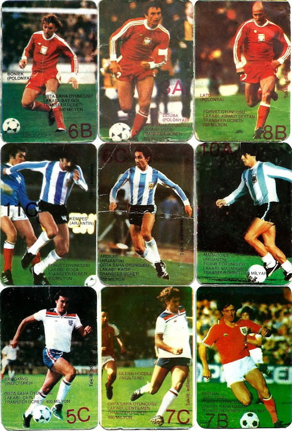 Football Cartophilic Info Exchange Unknown issuer (Turkey) Dünya