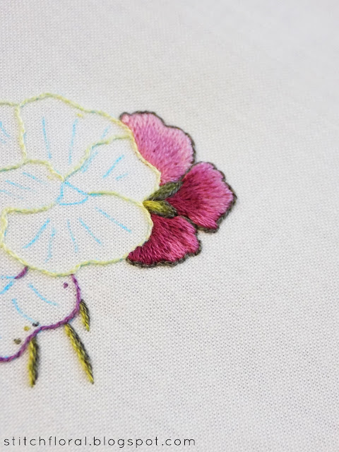 Needle Painting stitch along: Part 2 - Stitch Floral