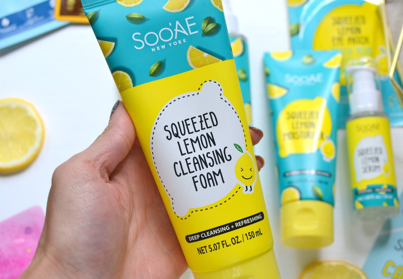 SKINCARE Soo'Ae Squeezed Lemon Collection Cosmetic Proof