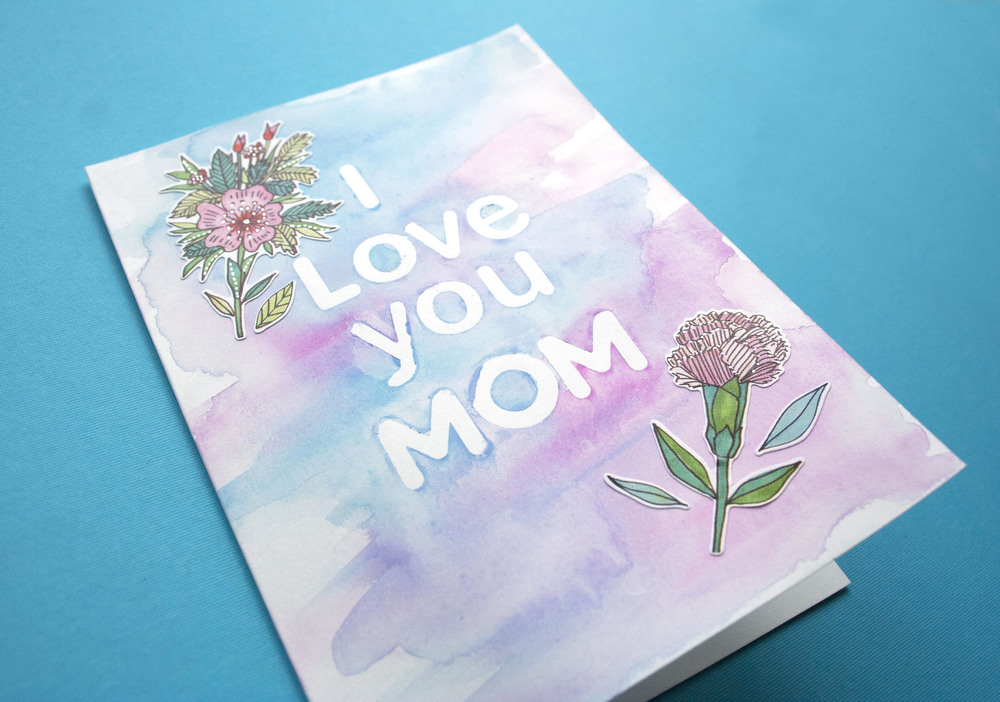 DIY Crafted Mother's Day Card Do it yourself ideas and