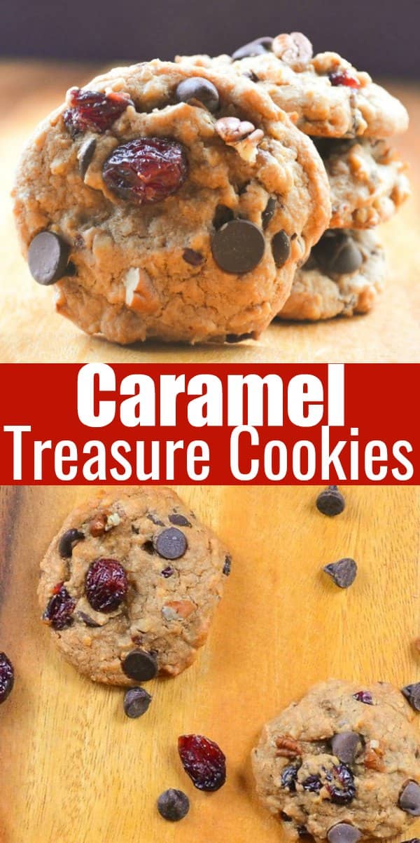 Caramel Chocolate Cranberry Treasure Cookies Serena Bakes Simply From