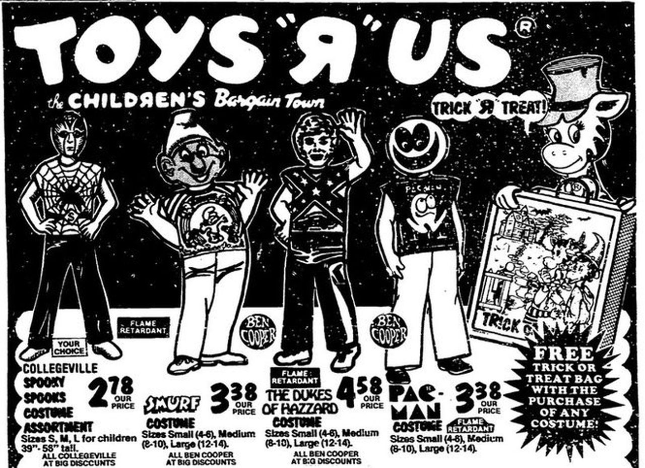 Mask Ad Monday Toys R' Us Ben Cooper Ad Blood Curdling Blog of