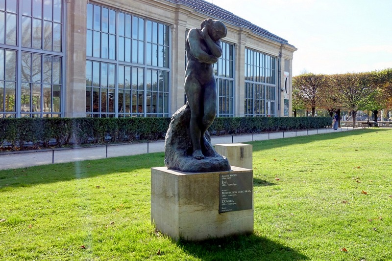 Paris Eve, une oeuvre d'Auguste Rodin au Jardin des Tuileries Ier