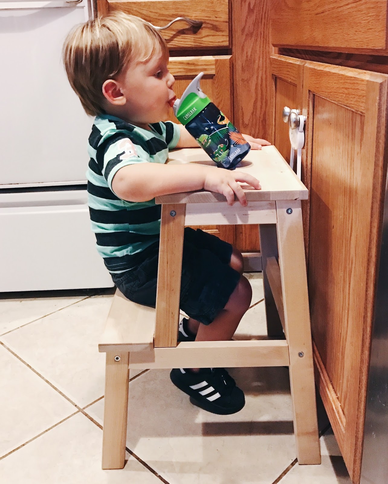 IKEA hack BEKVÄM Step Stool Tuesdays with Jacob