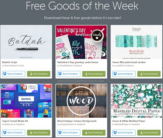 free goods of the week donwload now ->