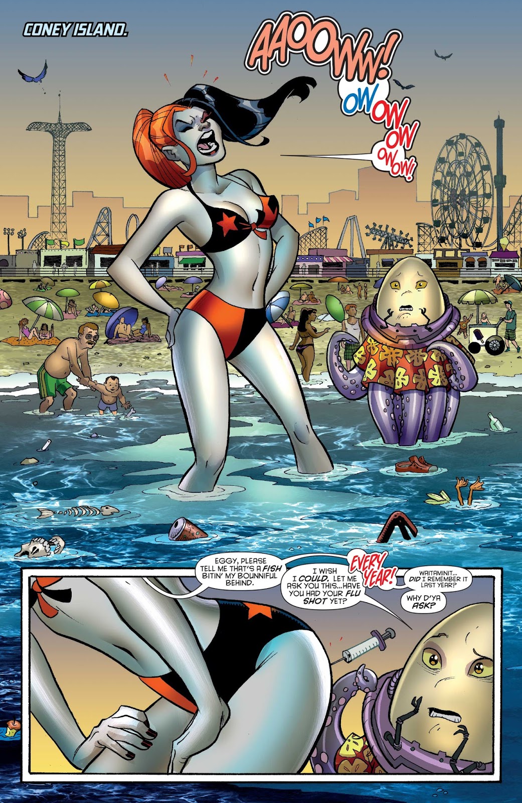 Harley quinn with big boobs Weird Science Dc Comics Harley Quinn Be Careful What You Wish For Special Edition 1 Review And Spoilers