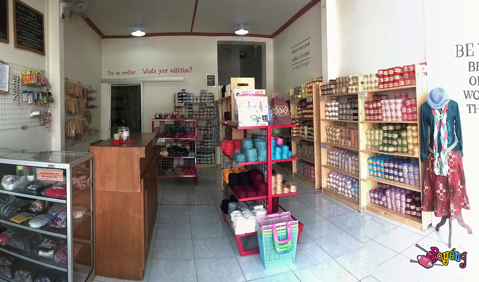 Ajeng Belajar Merajut Yarn Shop in Yogyakarta Poyenghobby