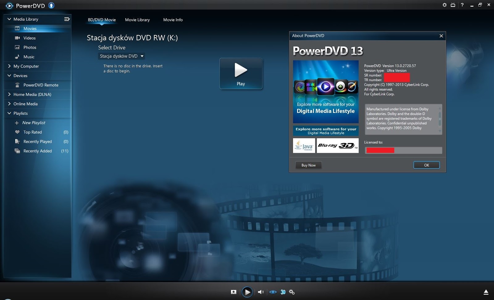 CyberLink PowerDVD Ultra v13.0.2720.57 Free Download ...