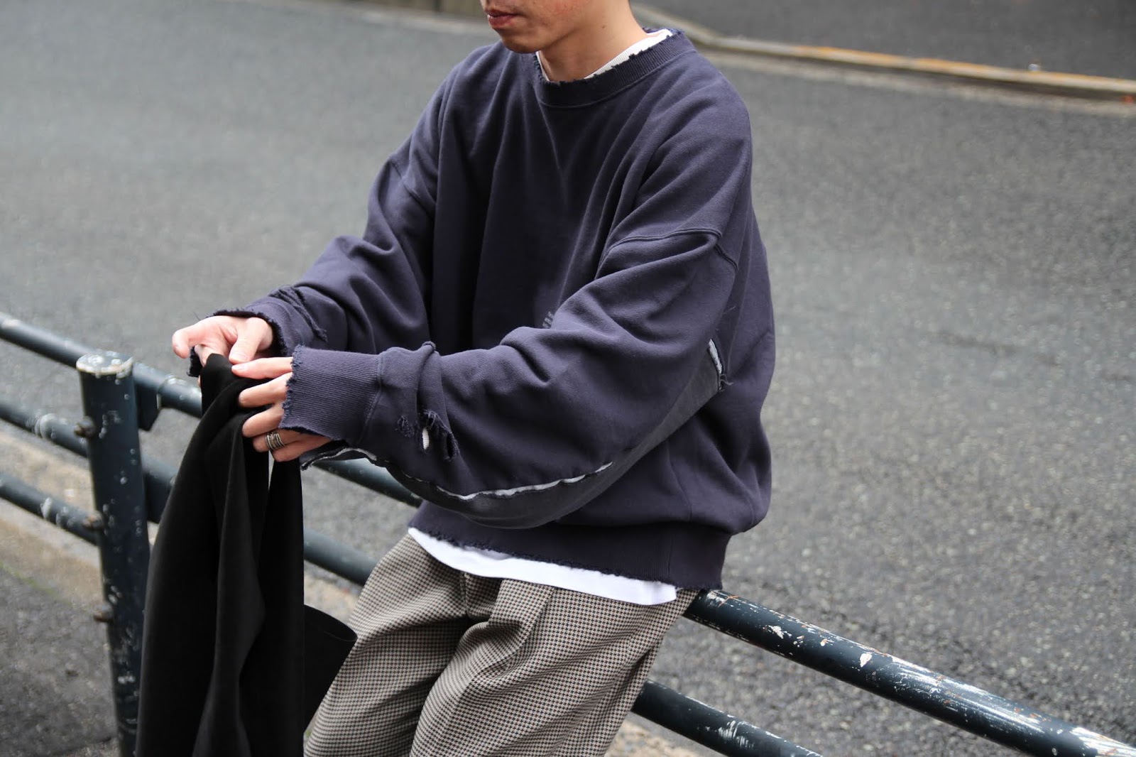 19aw stein oversized rebuild sweat M-