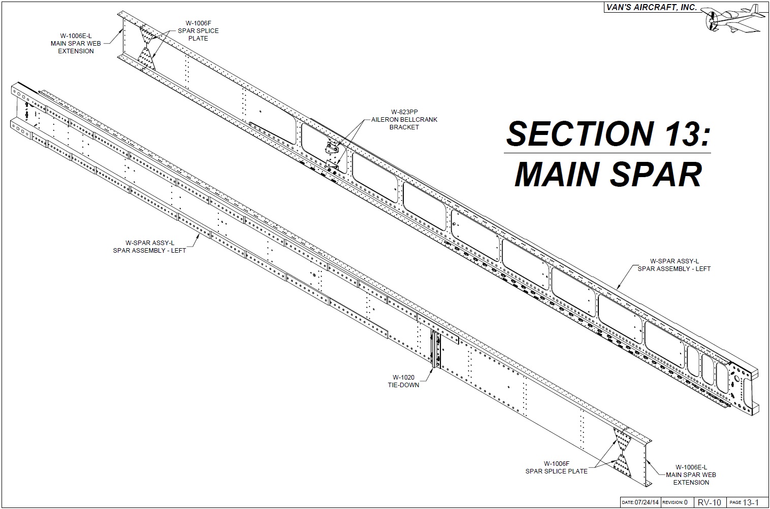 Operation "RV10" The RV10 Quickbuild Details and Inspection