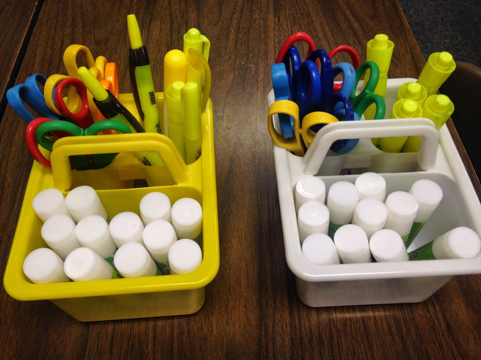 Supply Organization for Centers Classroom Confetti