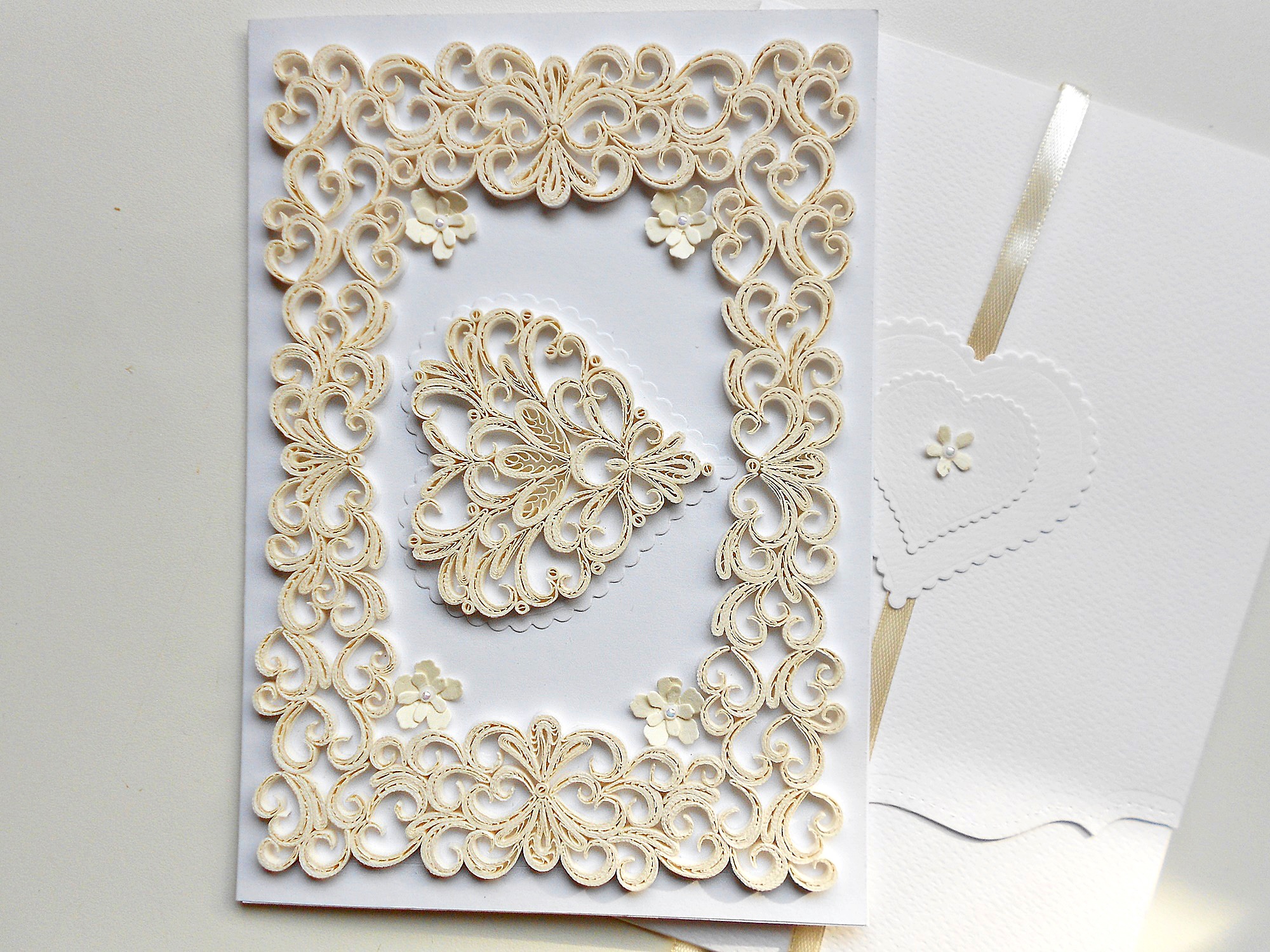 Quilling by Ada Quilling Wedding Anniversary card