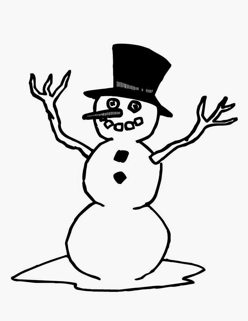 Snowman free printable coloring pages coloring.filminspector.com