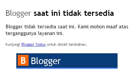 blogger is error