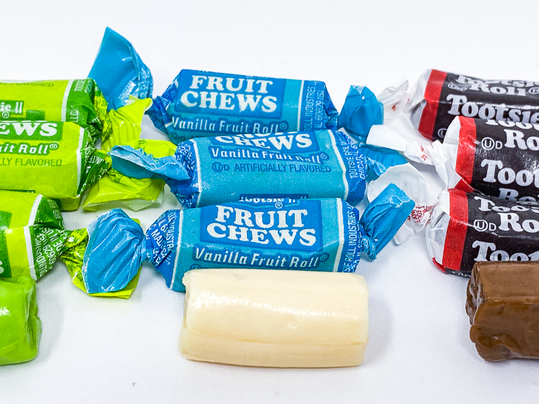 Tales of the Flowers Kids Taste Test Tootsie Rolls Fruit Chews Taste