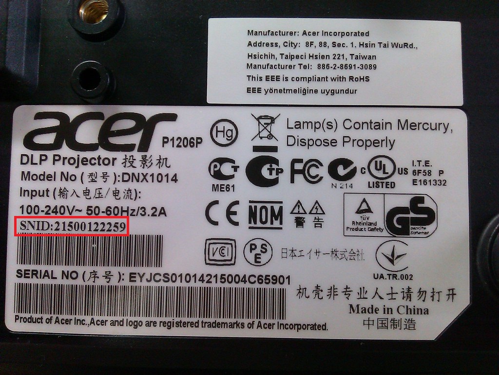 Descarga drivers de Acer usando el código SNID