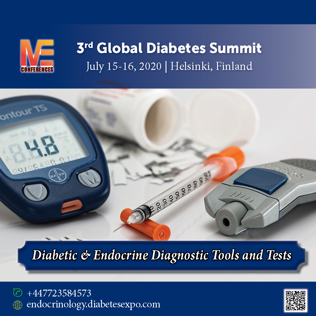 3rd Global Diabetes Summit Diabetic & Endocrine Diagnostic tool and tests