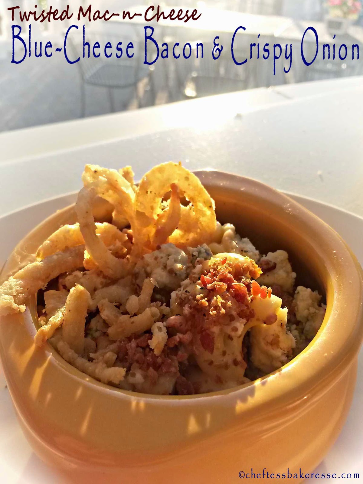 Chef Tess Bakeresse Twisted Bistro MakeAhead MacnCheese