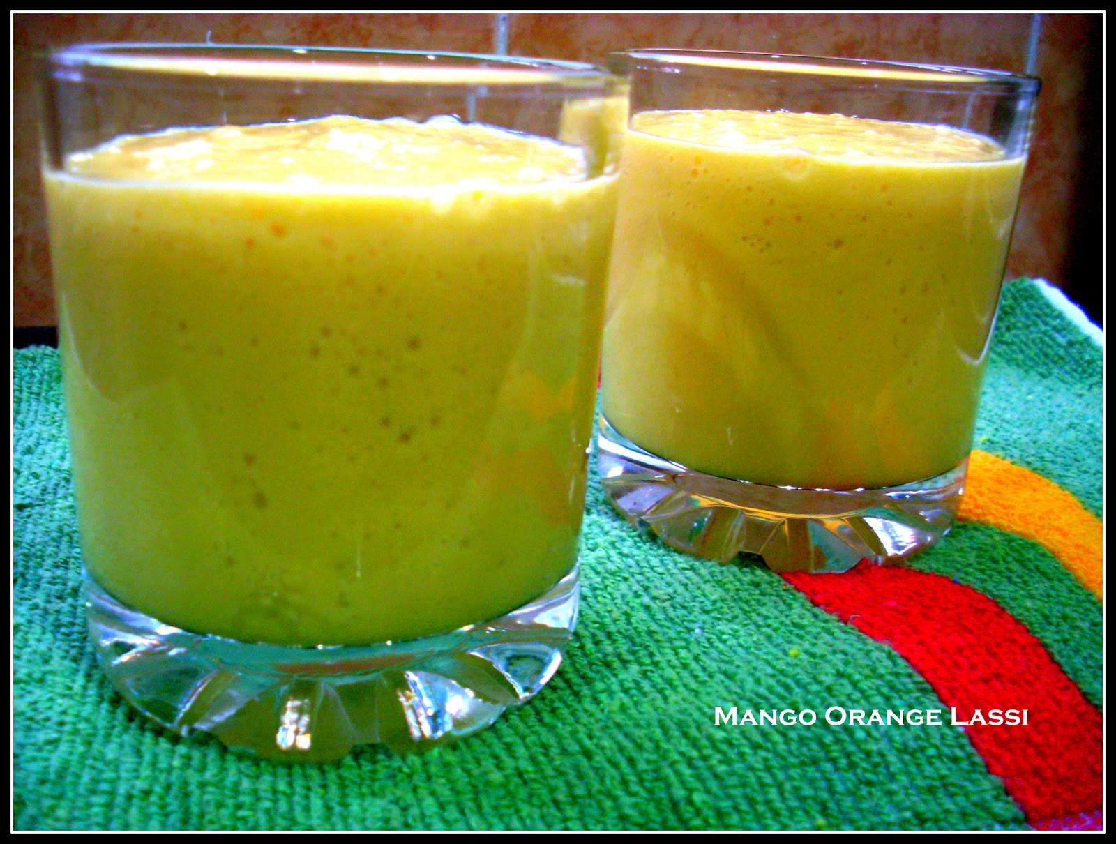 Mango Orange Lassi